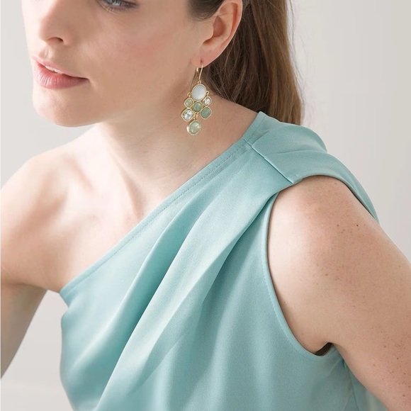 NWT WHBM light blue off shoulder top ❤️ size XL - Picture 5 of 10